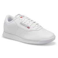 Women's Princess Co Lace Up WIDE Sneaker - White