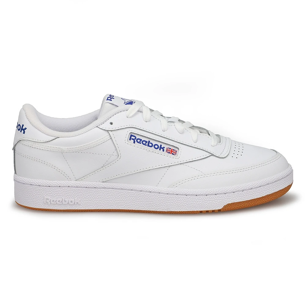 Baskets à lacets CLUB C 85, blanc/gris, hommes
