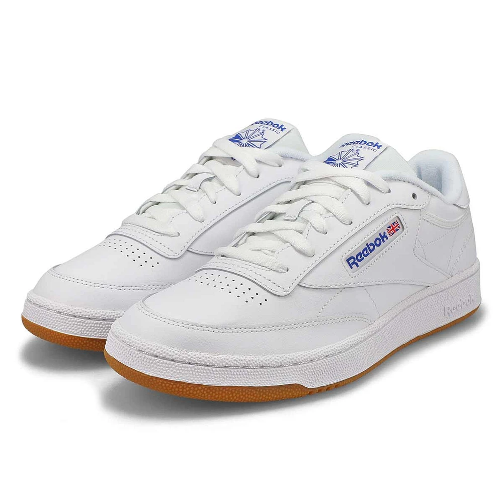 Baskets à lacets CLUB C 85, blanc/marine, hommes