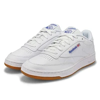 Baskets à lacets CLUB C 85, blanc/marine, hommes