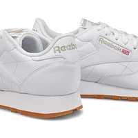 Men's Classic Leather Sneaker -White/Grey/Gum