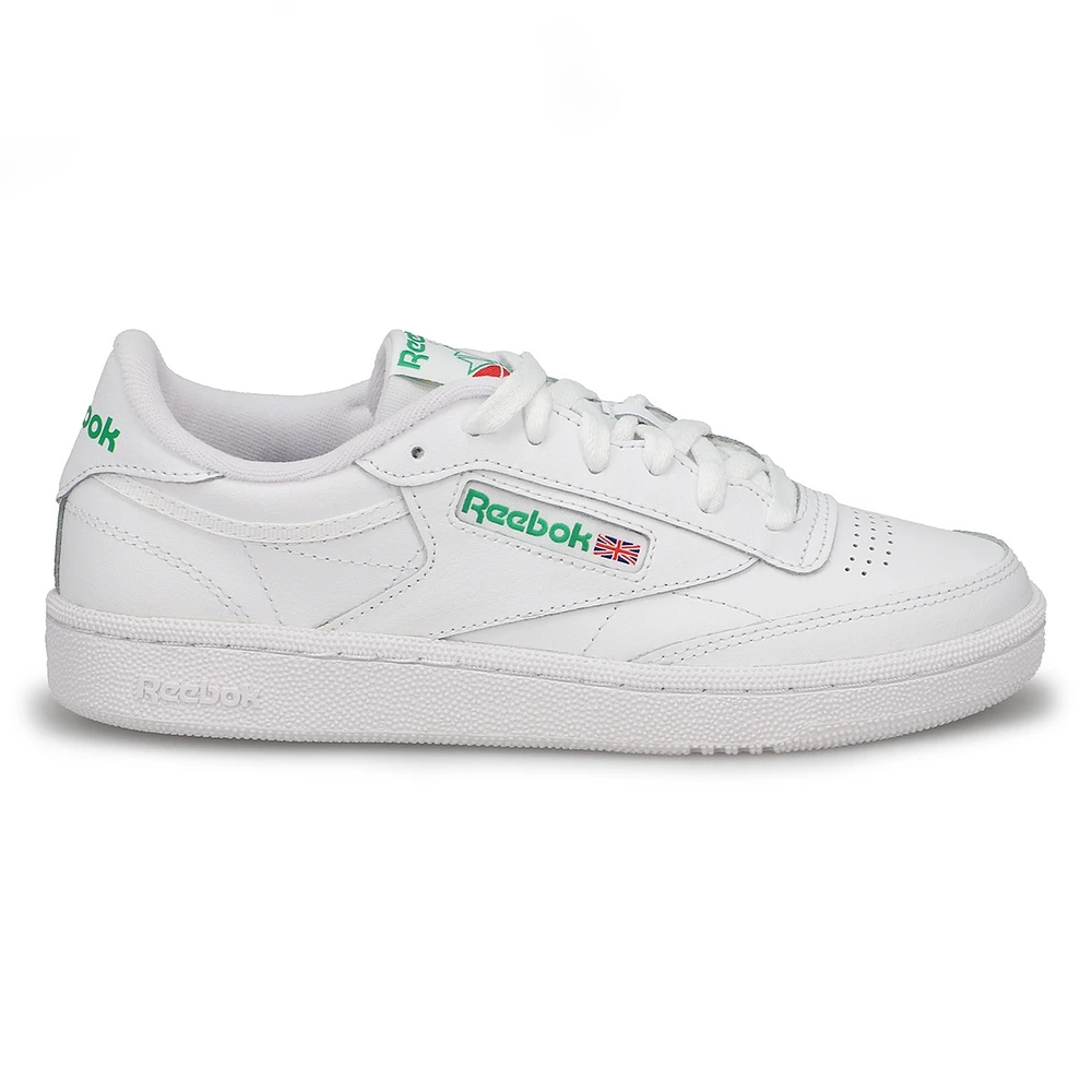 Baskets à lacets CLUB C 85, blanc/gris pâle, femme