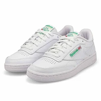 Baskets à lacets CLUB C 85, blanc/gris pâle, femme
