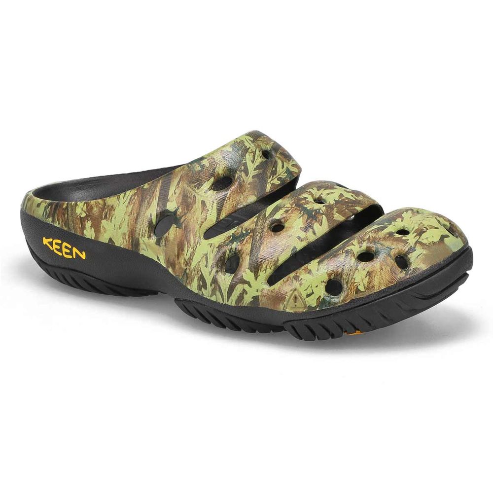 Men's Yogui Arts Clog - Camo Green