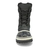 Men's Caribou Waterproof Winter Boot - Black/Dark