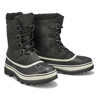 Men's Caribou Waterproof Winter Boot - Black/Dark