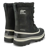 Men's Caribou Waterproof Winter Boot - Black/Dark