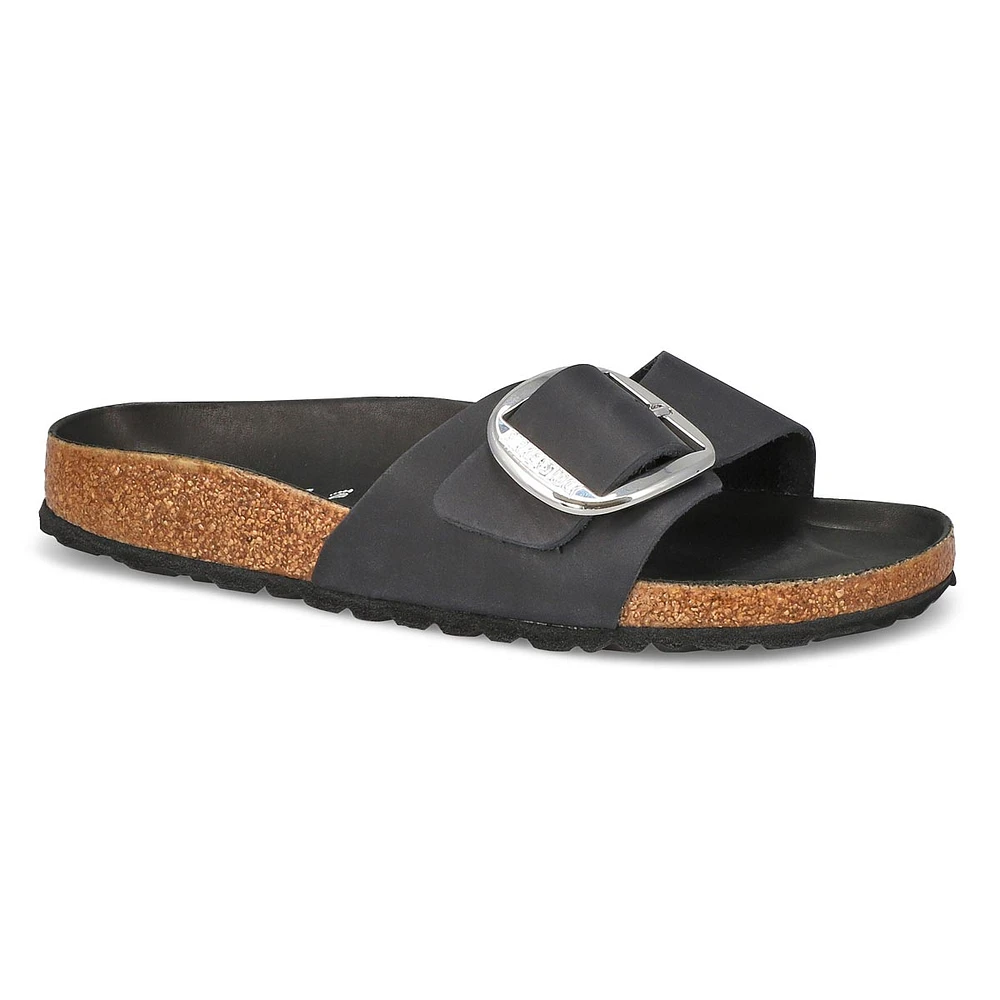 Women's Madrid Big Buckle 1 Strap Narrow Sandal