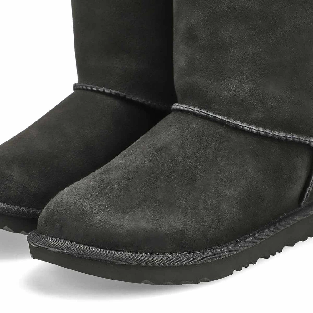 Girl's Bailey Bow II Sheepskin Boot - Black