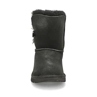 Girl's Bailey Button II Sheepskin Boot - Black