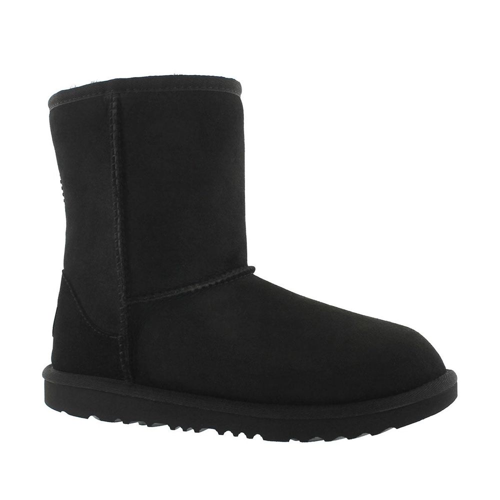 Girl's Classic II Sheepskin Boot - Black