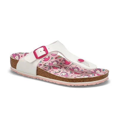 Sandales étroites GIZEH, moka, filles