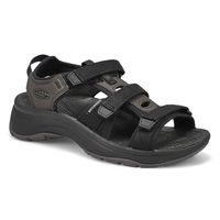 Women's Astoria West Open Toe Sport Sandal - Black