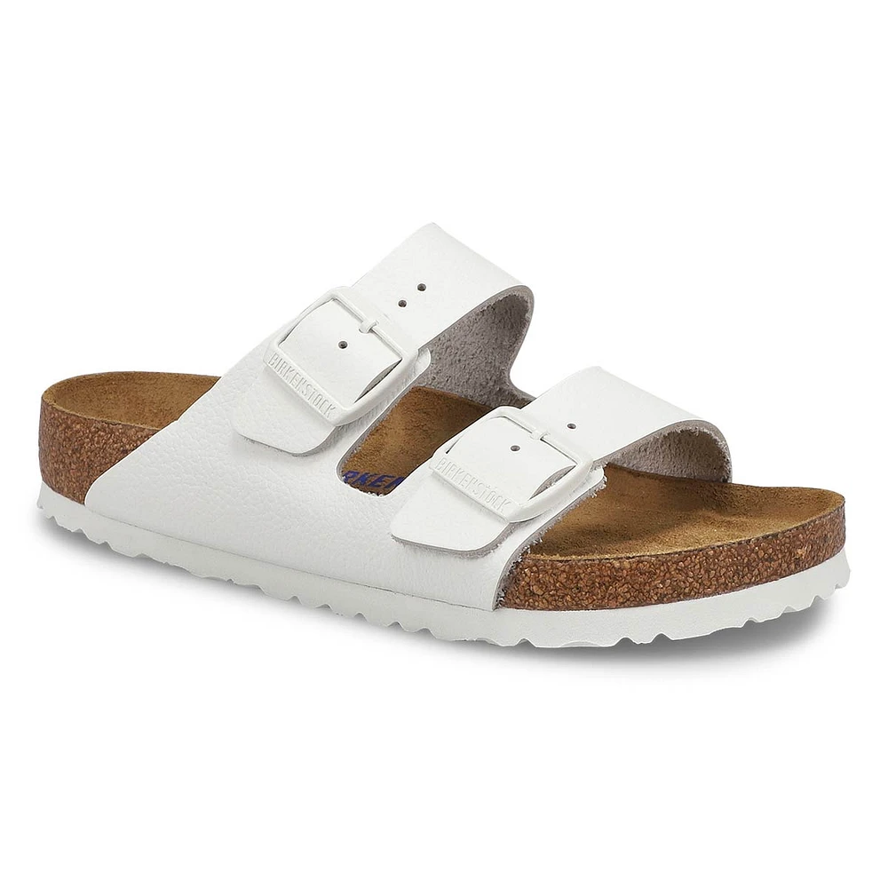 Women's Arizona Soft Leather 2 Strap Sandal - Brow