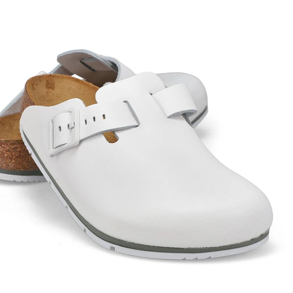 Women's Boston Pro Slip On Clog - White