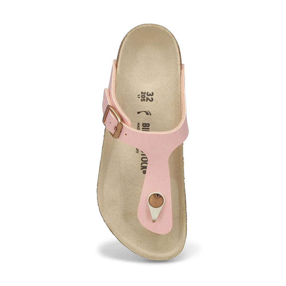 Tongs étroites GIZEH BIRKO-FLOR NARROW, rose brill