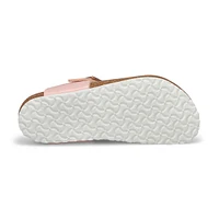 Tongs étroites en Birko-Flor GIZEH FLOWERS, blanc,