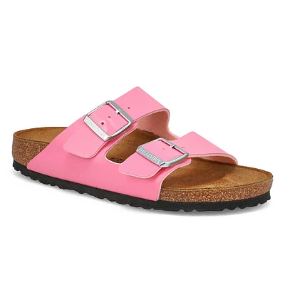 Sandale étroite ARIZONA BIRKO-FLOR, rose/blanc, fe