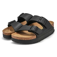 Women's Arizona Vegan Platform 2 Strap Narrow Sand