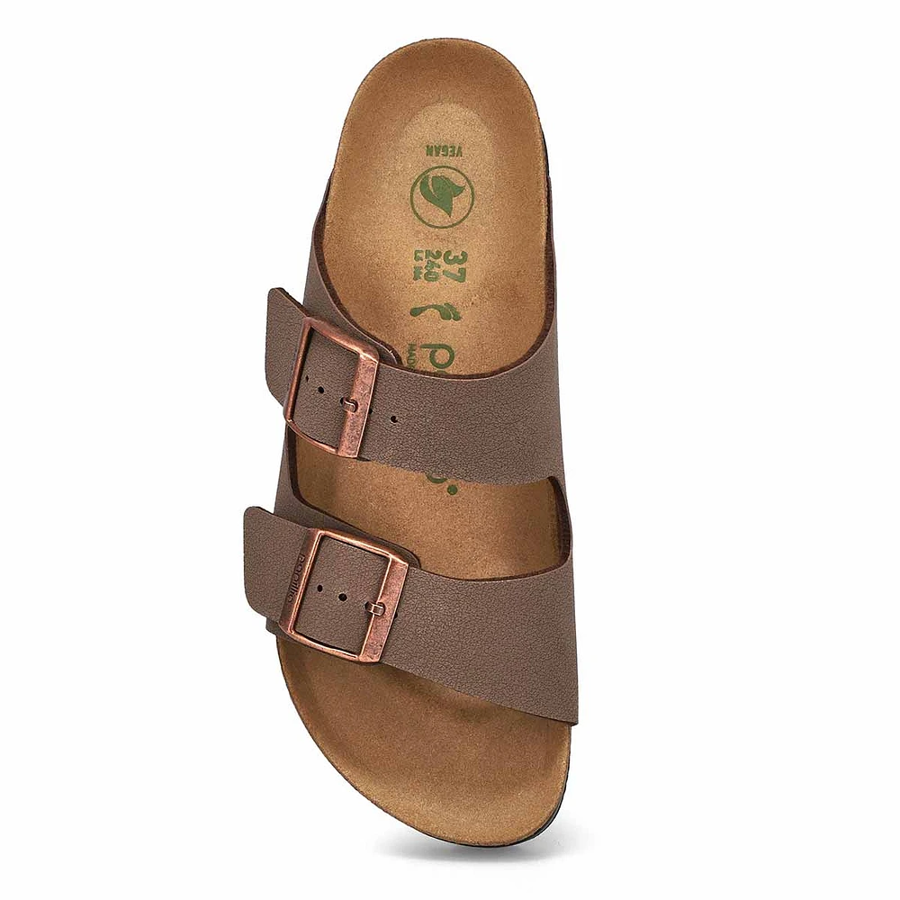 Women's Arizona Vegan Platform 2 Strap Narrow Sand