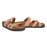 Women's Franca Nubuck Soft Footbed Sandal - Pink