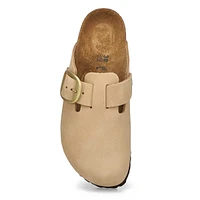 Women's Boston Big Buckle Narrow Clog - Sandcastle