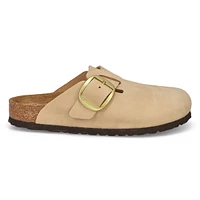 Women's Boston Big Buckle Narrow Clog - Sandcastle