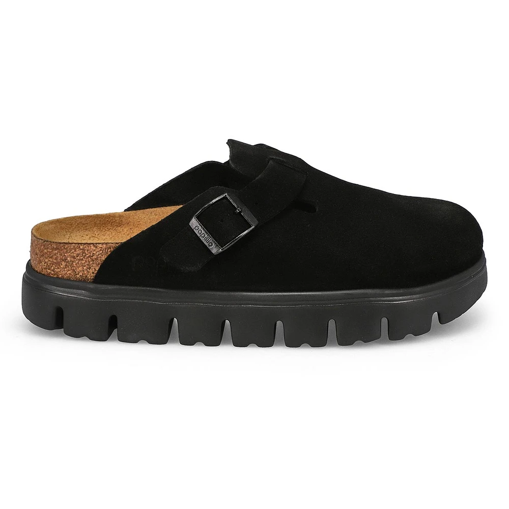 Women's Boston Chunky Platform Narrow Clog - Black