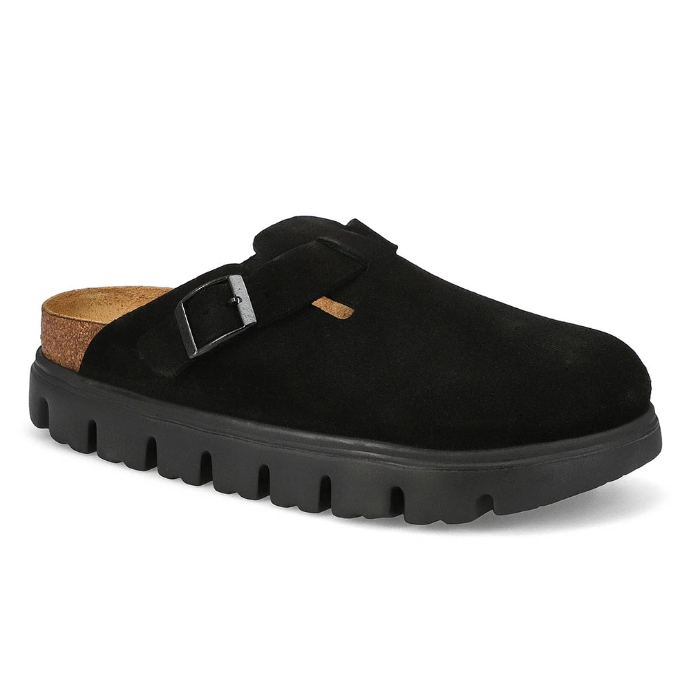 Women's Boston Chunky Platform Narrow Clog - Black