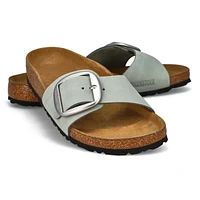 Women's Madrid Big Buckle 1 Strap Narrow Sandal
