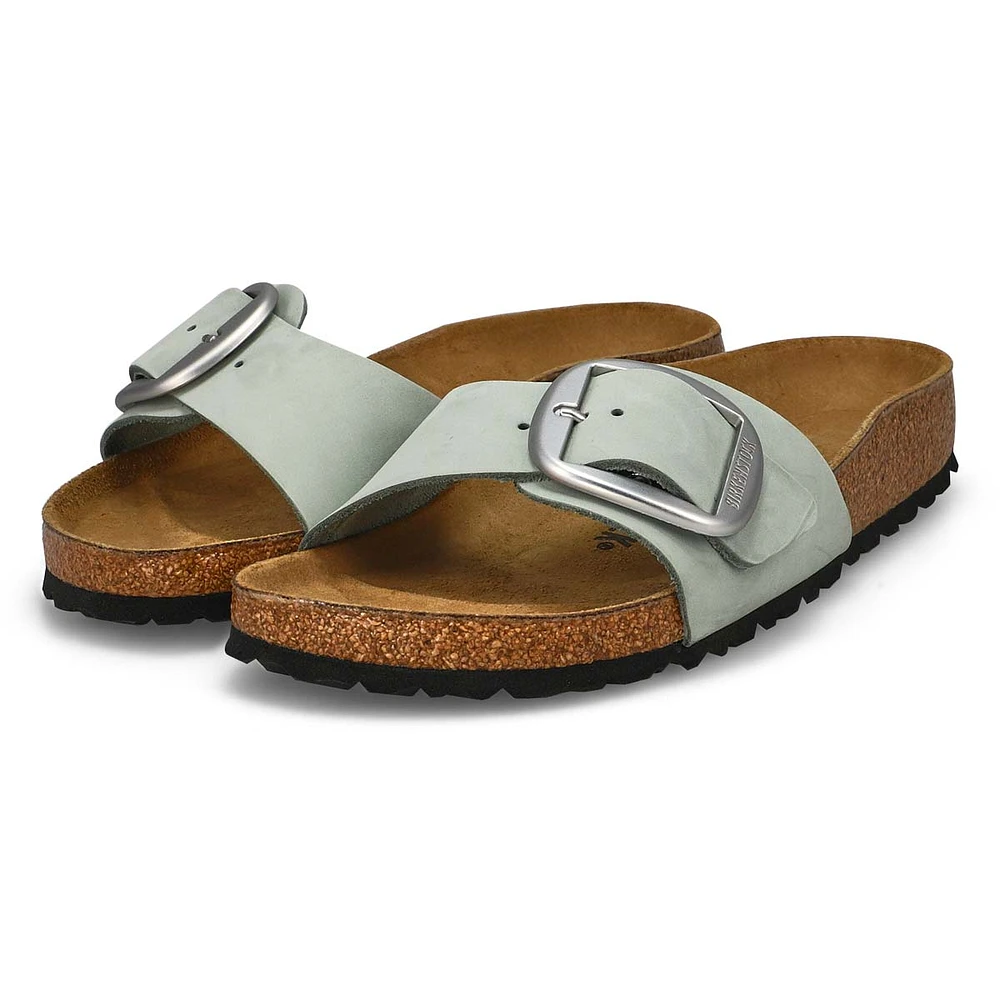 Women's Madrid Big Buckle 1 Strap Narrow Sandal
