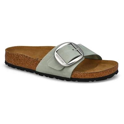 Women's Madrid Big Buckle 1 Strap Narrow Sandal
