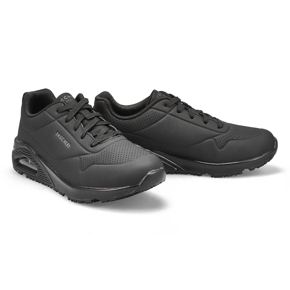 Women's Uno Slip Resistant Wide Sneaker - Black