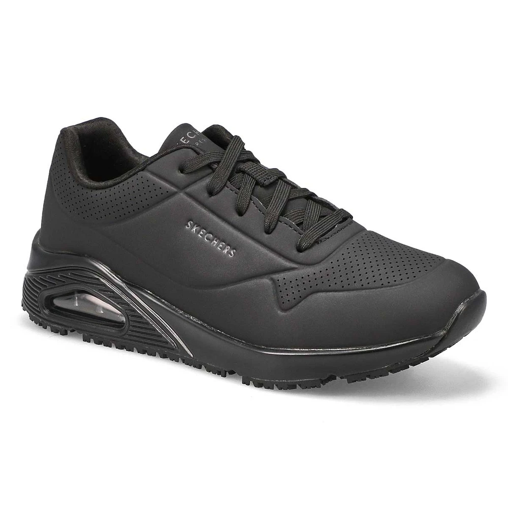 Women's Uno Slip Resistant Wide Sneaker - Black