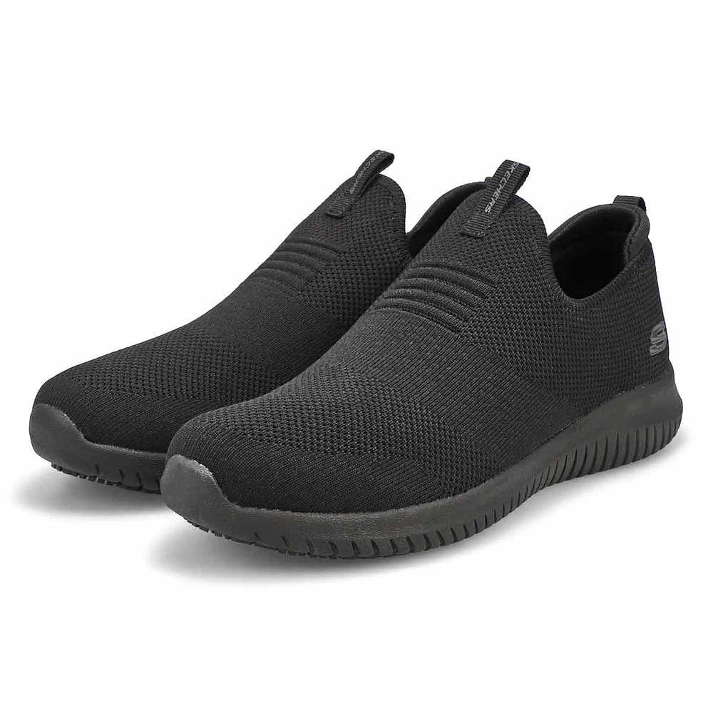 Women's Ultra Flex Slip Resistant Sneaker - Black