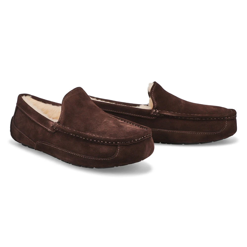 Men's Ascot Sheepskin Slippers - Espresso