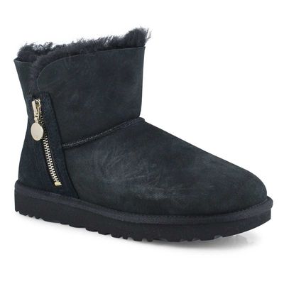 Women's Bailey Zip Mini Boot - Black