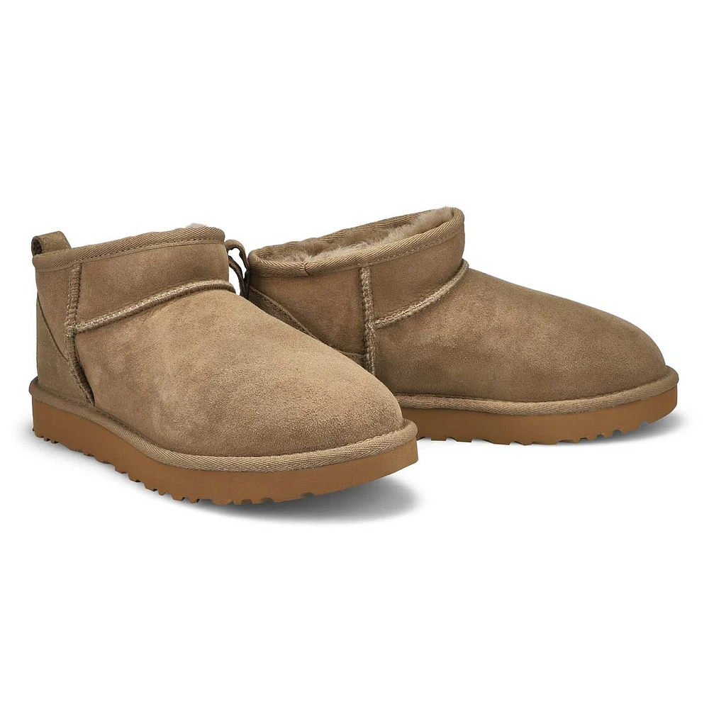 Bottes CLASSIC ULTRA MINI, châtain, femmes