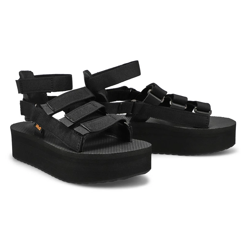 Women's Platform Mevia Sandal - Black