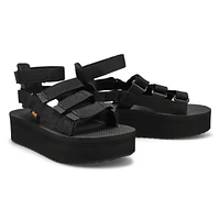 Sandale FLATFORM MEVIA PLATFORM, noir, femmes