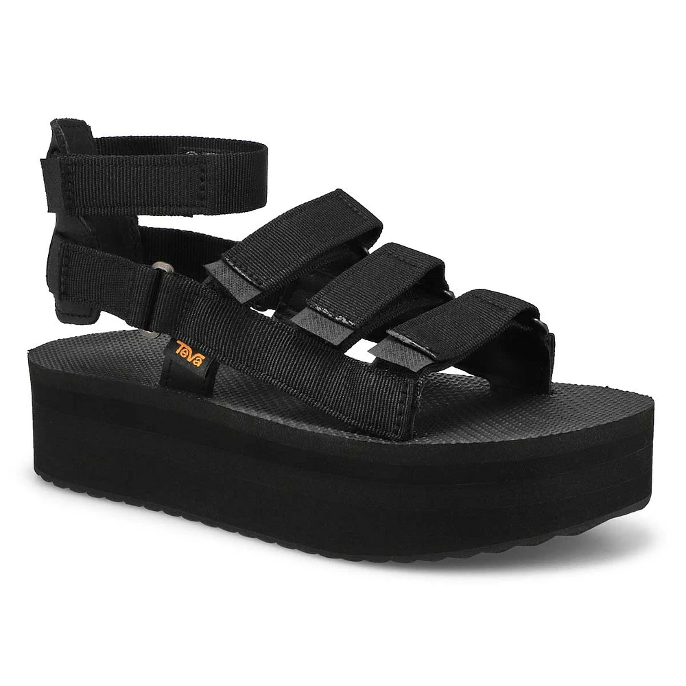 Women's Platform Mevia Sandal - Black