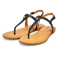 Women's Madeena Thong Sandal - Black