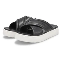 Women's Zayne Crossband Platform Sandal - Black