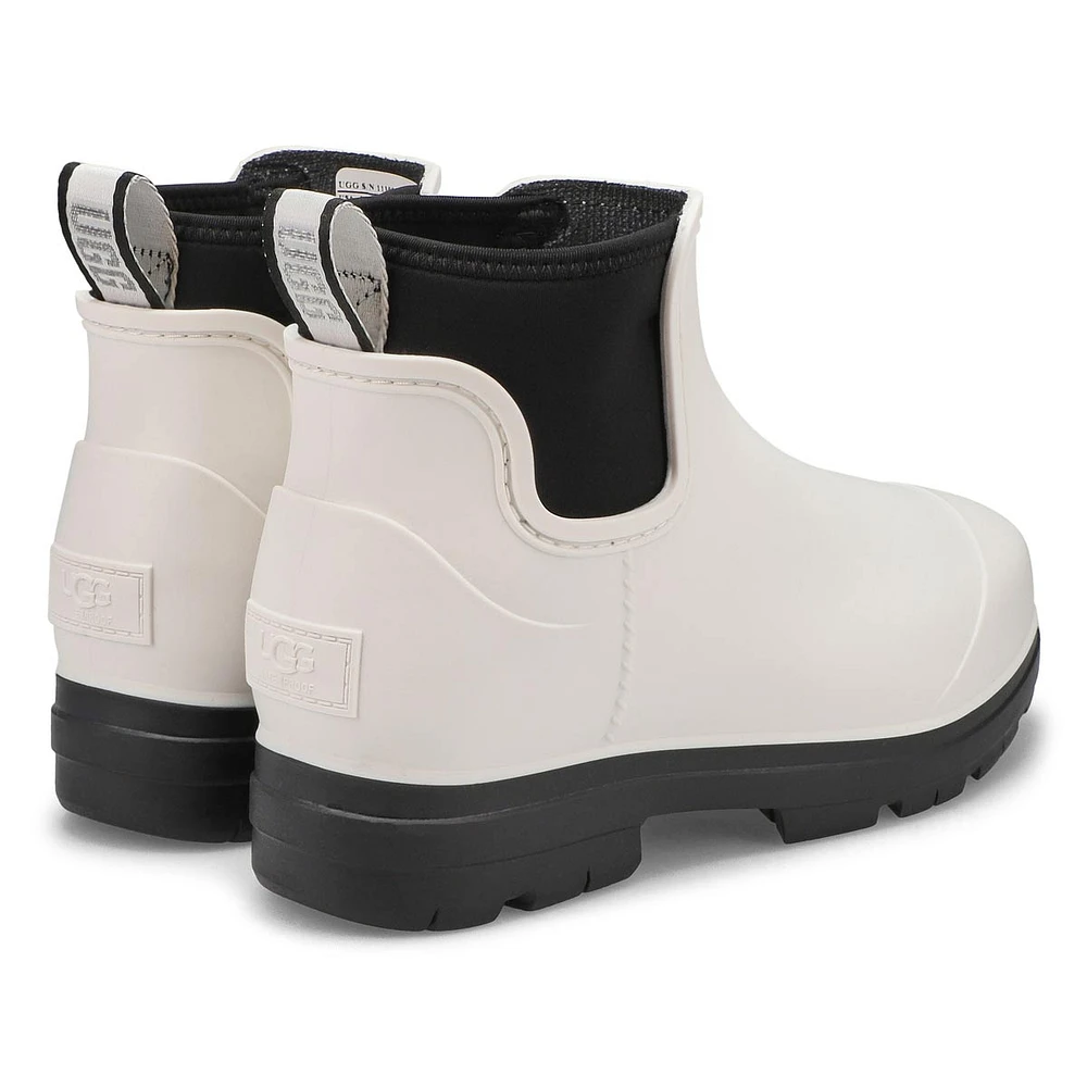 Botte de pluie Chelsea DROPLET, blanc, femmes