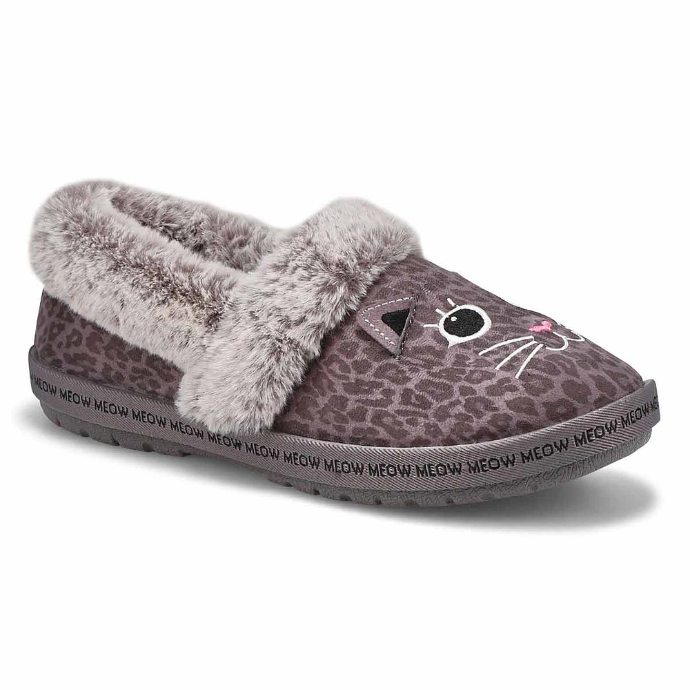 Women's Bobs Too Cozy Catitude Slipper - Charcoal