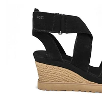 Sandale compensÃ©e ILEANA WEDGE, noir, femmes