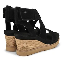 Sandale compensÃ©e ILEANA WEDGE, noir, femmes
