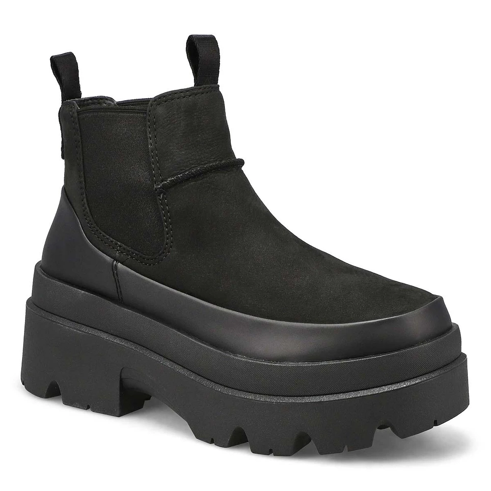 Women's Brisbane Chelsea Platform Boot - Black