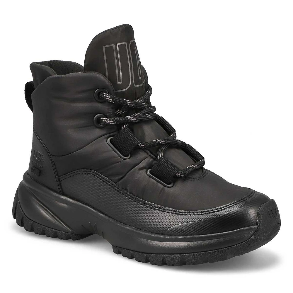 Women's Yose Puffer Lace Boot - Black