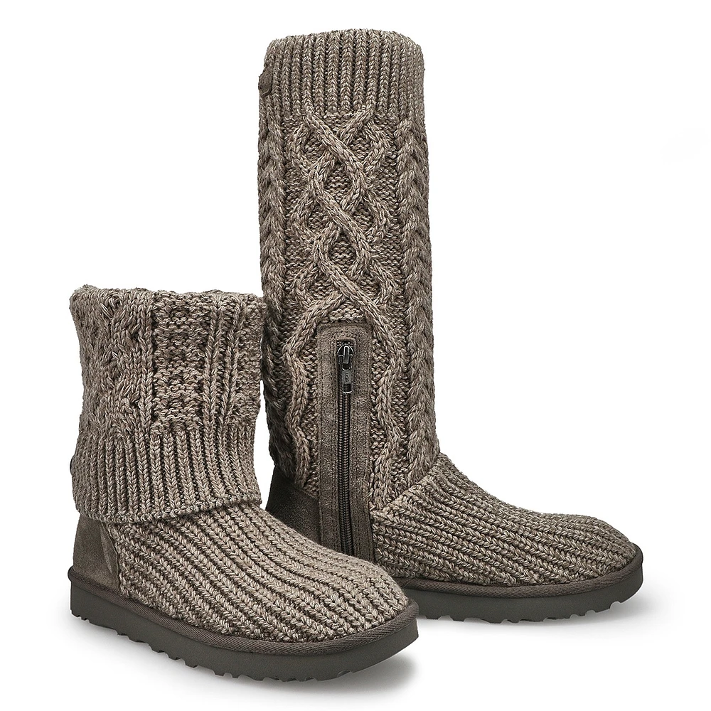 Women's Classic Cardi Cabled Knit Boot